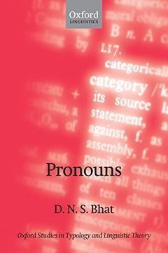 portada Pronouns (Oxford Studies in Typology and Linguistic Theory) (in English)