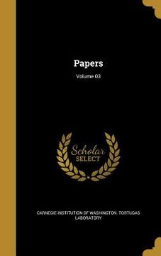 portada Papers; Volume 03 (en Inglés)