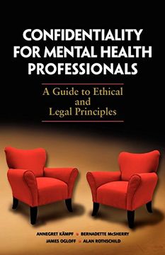 portada Confidentiality for Mental Health Professionals: A Guide to Ethical and Legal Principles (in English)