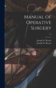 portada Manual of Operative Surgery; v.2 (en Inglés)