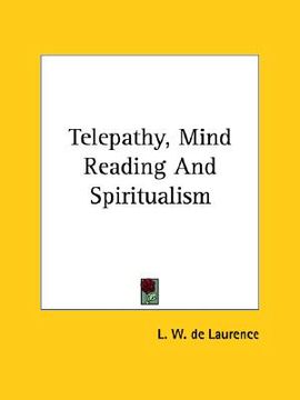 portada telepathy, mind reading and spiritualism (in English)