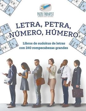 portada Letra, Petra, Número, Húmero | Libros de Sudokus de Letras con 240 Rompecabezas Grandes