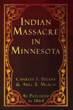 portada indian massacre in minnesota (en Inglés)