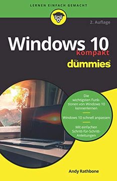 portada Windows 10 Kompakt für Dummies (en Alemán)