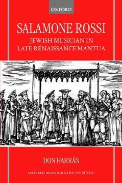 portada salamone rossi: jewish musician in late renaissance mantua (en Inglés)