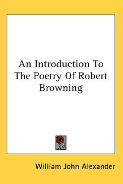 portada an introduction to the poetry of robert browning (en Inglés)