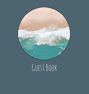 portada Guest Book, Guests Comments, Visitors Book, Vacation Home Guest Book, Beach House Guest Book, Comments Book, Visitor Book, Nautical Guest Book,. Centres, Family Holiday Guest Book (Hardback) (en Inglés)