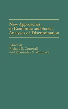 portada New Approaches to Economic and Social Analyses of Discrimination (en Inglés)