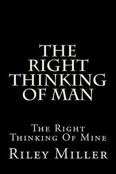 portada The Right Thinking Of Man (en Inglés)
