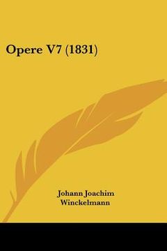 portada opere v7 (1831) (en Inglés)