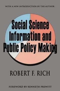 portada social science information and public policy making (en Inglés)
