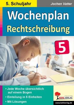 portada Wochenplan Rechtschreibung / Klasse 5
