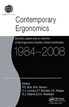 portada Contemporary Ergonomics 1984-2008: Selected Papers and an Overview of the Ergonomics Society Annual Conference (en Inglés)