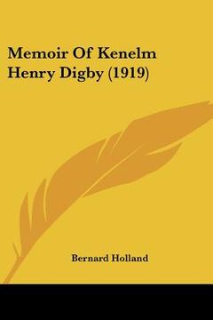 portada memoir of kenelm henry digby (1919) (in English)