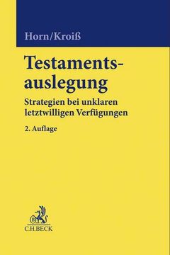 portada Testamentsauslegung (en Alemán)