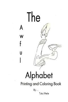 portada The Awful Alphabet Printing and Coloring Book