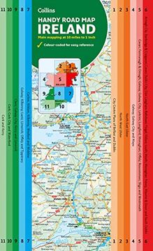 portada Map of Ireland Handy: Ideal for Route Planning (Collins Road Atlas) (en Inglés)