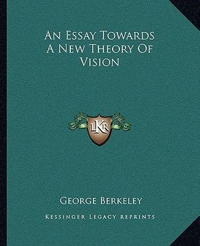 portada an essay towards a new theory of vision (in English)