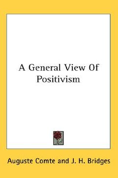 portada a general view of positivism (in English)