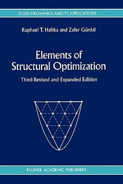 portada elements of structural optimization (en Inglés)