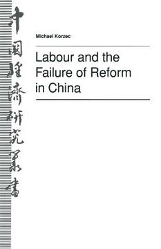 portada Labour and the Failure of Reform in China (en Inglés)
