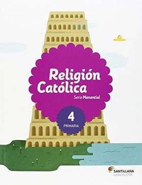 portada Religión Católica 4º Primaria: Manantial