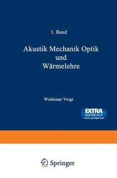 portada Wilhelm Weber’s Werke: Erster Band: Akustik Mechanik Optik und Wärmelehre (German Edition)