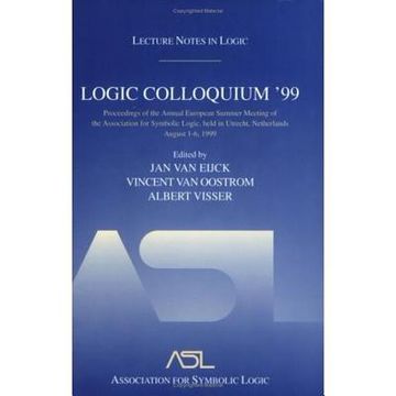 portada Logic Colloquium '99: Lecture Notes in Logic 17 (in English)