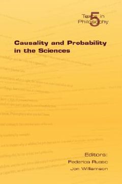 portada causality and probability in the sciences (en Inglés)
