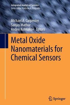 portada Metal Oxide Nanomaterials for Chemical Sensors (en Inglés)