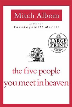 portada The Five People you Meet in Heaven (Random House Large Print) (en Inglés)