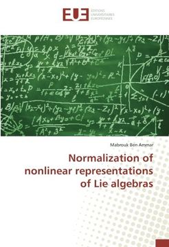 portada Normalization of nonlinear representations of Lie algebras