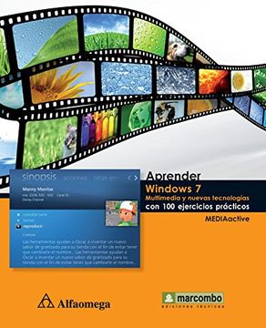 portada Aprender Windows 7 Multimedia y Nuevas Tecnologías  con 100 Ejercicios Prácticos