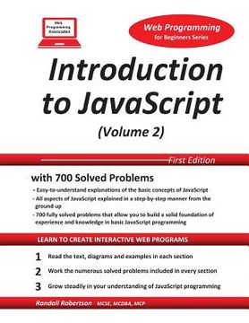 portada Introduction to JavaScript (Volume 2) (en Inglés)