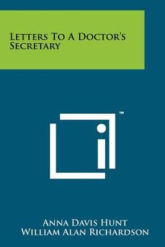 portada letters to a doctor's secretary (in English)