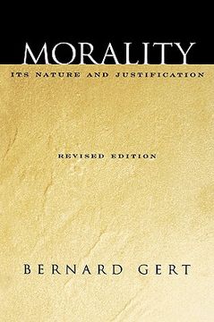 portada morality: its nature and justification (en Inglés)