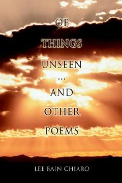 portada of things unseen and other poems (en Inglés)
