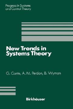 portada new trends in system theory (en Inglés)