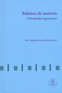 portada Balance de Materia Orientado a Procesos (in Spanish)