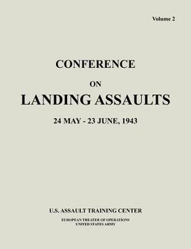 portada conference on landing assaults, 24 may - 23 june 1943, volume 2 (en Inglés)