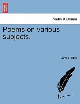 portada poems on various subjects. (en Inglés)