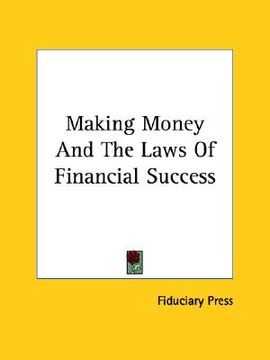 portada making money and the laws of financial success (en Inglés)