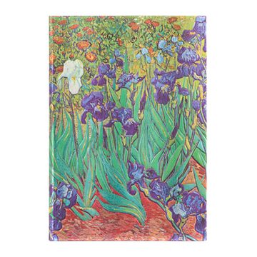 portada Paperblanks | van Gogh's Irises | Midi | Address Book | Elastic Band Closure | 144 pg | 120 gsm (en Inglés)