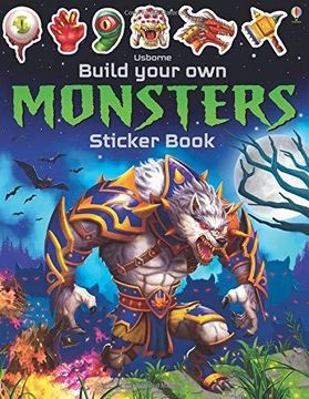 portada Build Your Own Monsters Sticker Book (en Inglés)