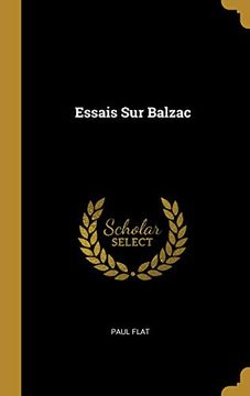 portada Essais Sur Balzac (in French)