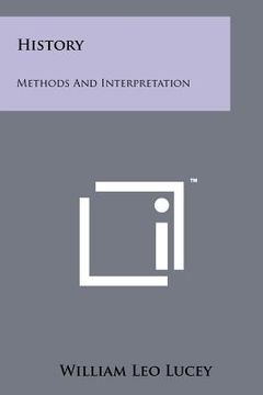 portada history: methods and interpretation (en Inglés)