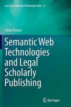 portada Semantic Web Technologies and Legal Scholarly Publishing