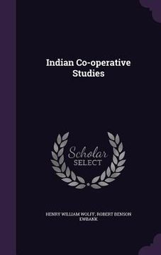 portada Indian Co-operative Studies (en Inglés)