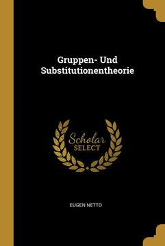 portada Gruppen- und Substitutionentheorie 
