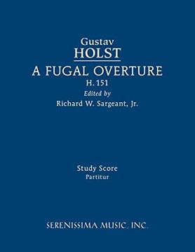 portada A Fugal Overture, H. 151: Study Score (en Inglés)